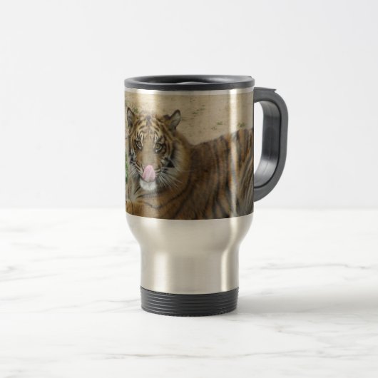 Tijger Cubs Roestvrij reismok Reisbeker (Voorkant rechts)