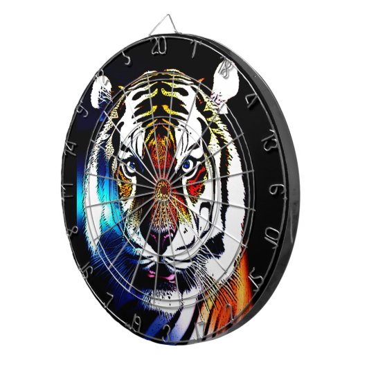 tijger dartbord (Voorkant Rechts)