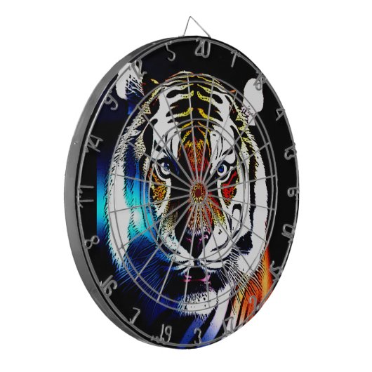 tijger dartbord (Voorkant Links)