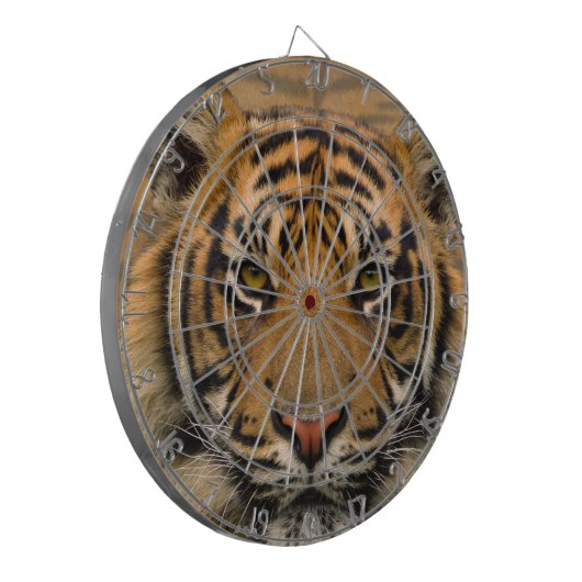 tijger dartbord (Voorkant Links)