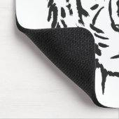 Tijger de dierproeier die de dierentuin van de roo muismat (Hoek)