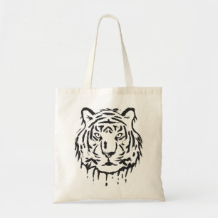 Tijger de dierproeier die de dierentuin van de roo tote bag