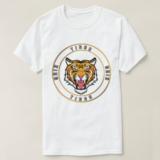 Tijger de koning t-shirt (Design voorkant)