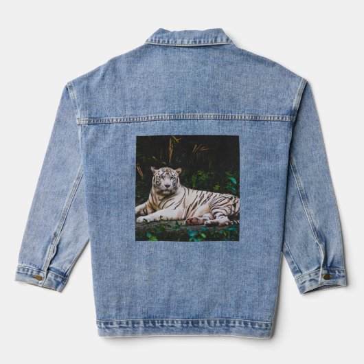 tijger denim jacket (Achterkant)