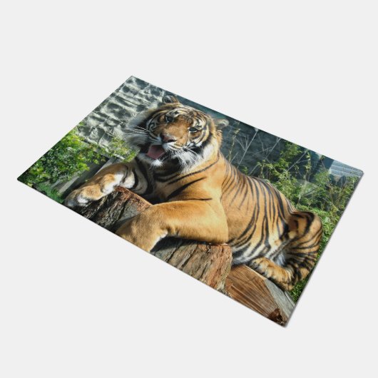 tijger deurmat (Schuin)