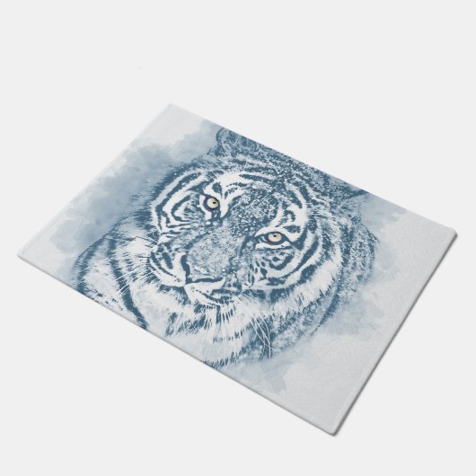 tijger deurmat (Schuin)