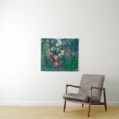 tijger die bufferbuffels aanbrengt in exotisch tro wandkleed (In Situ (horizontaal))