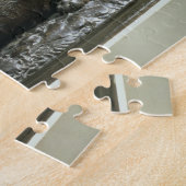 Tijger die een alligator vertrekt, 1832 (brons) legpuzzel (Zijkant)