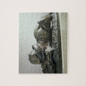 Tijger die een alligator vertrekt, 1832 (brons) legpuzzel (Verticaal)