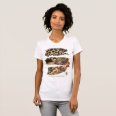 Tijger die kip eet. Japanse  kunst. T-shirt (Voorkant volledig)