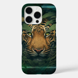 Tijger die zich in het gebladerte verstoppert iPhone 16 pro hoesje