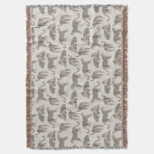 Tijger Dier Roze Modern Deken (Voorkant Verticaal)