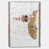 tijger - dieren met een partij deken (Voorkant Verticaal)