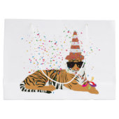 tijger - dieren met een partij groot cadeauzakje (Achterkant)