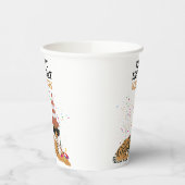 tijger - dieren met een partij papieren bekers (Links)