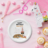 tijger - dieren met een partij papieren bordje (Feest)