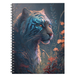 Tijger Dierenportret Schilderij Wildlife Outdoors Notitieboek