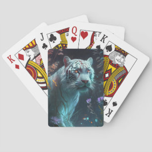 Tijger Dierenportret Schilderij Wildlife Outdoors Pokerkaarten