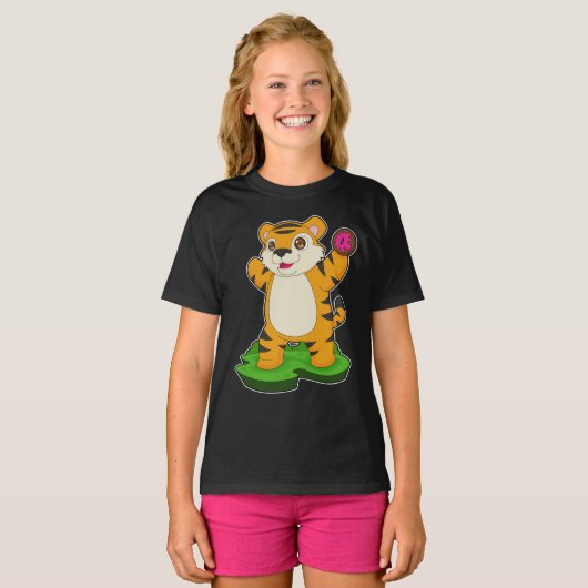 Tijger Donut T-shirt (Voorkant volledig)