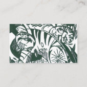 Tijger door Franz Marc;  expressionistische dieren Visitekaartje (Achterkant)