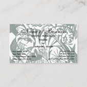 Tijger door Franz Marc;  expressionistische dieren Visitekaartje (Voorkant)