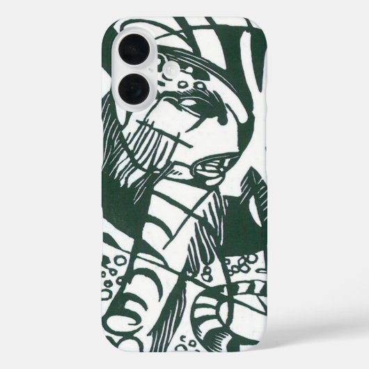 Tijger door Franz Marc,  expressionistische kunst Case-Mate iPhone Case (Achterkant)