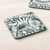 Tijger door Franz Marc,  expressionistische kunst Drankjes Onderzetter (Linkerzijde)