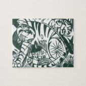 Tijger door Franz Marc,  expressionistische kunst Legpuzzel (Horizontaal)