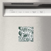 Tijger door Franz Marc,  expressionistische kunst Magneet (Insitu (Vaatwasser))