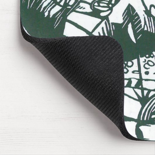 Tijger door Franz Marc,  expressionistische kunst Muismat (Hoek)