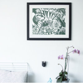 Tijger door Franz Marc,  expressionistische kunst Poster