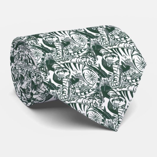 Tijger door Franz Marc, expressionistische kunst Stropdas (Opgerold)