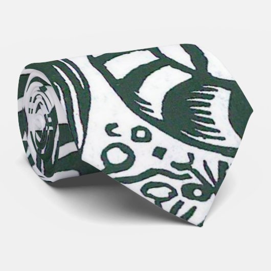 Tijger door Franz Marc,  expressionistische kunst Stropdas (Opgerold)