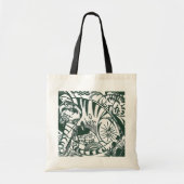 Tijger door Franz Marc,  expressionistische kunst Tote Bag (Voorkant)