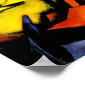 Tijger door Franz Marc Poster (Hoek)