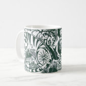 Tijger door Franz Marc, Vintage Expressionisme Kun Koffiemok (Voorkant links)
