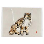 Tijger door Kōno Bairei Japanse illustratie Groot Cadeauzakje (Achterkant)
