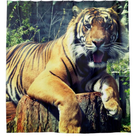 tijger douchegordijn (Voorkant)