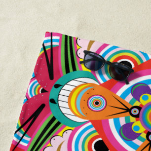 Tijger Draak Mandala Strandhanddoek Strandlaken