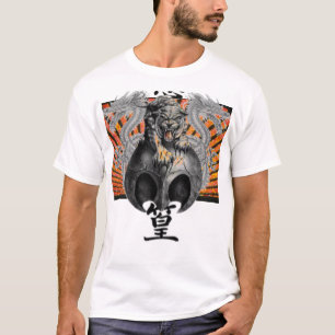 Tijger & Dragons Rising Sun Aangepast T-shirt