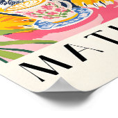 Tijger Drink Koffie, Henri Matisse Print, Roze K Poster (Hoek)