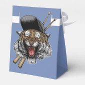 Tijger Drummer Bedankdoosjes (Achterkant)