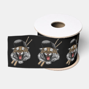 Tijger Drummer Grosgrain Lint