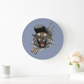 Tijger Drummer Grote Klok (Huis)