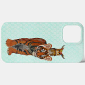 TIJGER EN ANTLER UIL Case-Mate iPhone CASE (Achterkant (horizontaal))