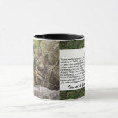 Tijger en boeddhistische tempel mok (Midden)