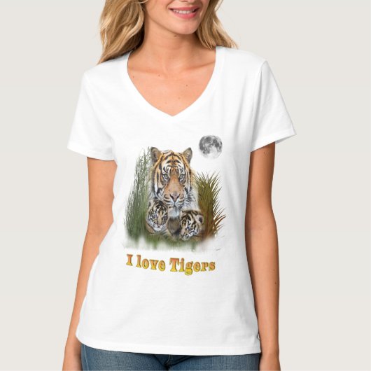 Tijger en cubs t-shirt (Voorkant)