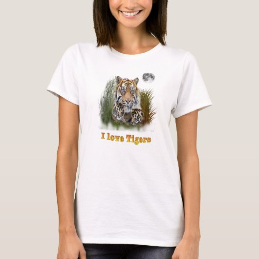 Tijger en cubs t-shirt (Voorkant)
