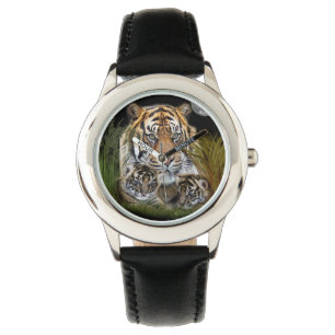 Tijger- en cubushorloges horloge
