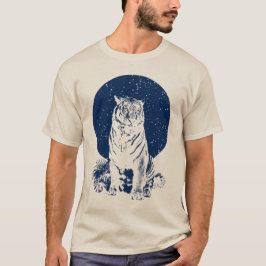 Tijger en de nacht t-shirt